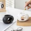 Simple Candle Heating Holder Ceramics Essential Oil Ceramic Diffuser Furnace Household Spa Aromatherapy Incense Burner view 3