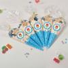 Personalised Stickers |Pre-filled Sweet Cones | Party Favours | Party Bags Gifts | Filled | Unfilled | Sticker | 15 Cake Blue Filled Cones - Blue Sweet view 1