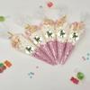Personalised Stickers |Pre-filled Sweet Cones | Party Favours | Party Bags Gifts | Filled | Unfilled | Sticker | 15 Trex Filled Cones - Pink Sweet view 1