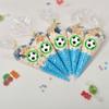 Personalised Stickers |Pre-filled Sweet Cones | Party Favours | Party Bags Gifts | Filled | Unfilled | Sticker | 10 Gaming Green Filled Cones - Pink Sweet view 1