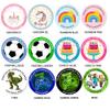 Personalised Stickers |Pre-filled Sweet Cones | Party Favours | Party Bags Gifts | Filled | Unfilled | Sticker | 10 Gaming Green Filled Cones - Pink Sweet view 2