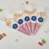 Personalised Stickers |Pre-filled Sweet Cones | Party Favours | Party Bags Gifts | Filled | Unfilled | Sticker | 15 Gaming Blue Filled Cones - Pink Sweet view 1
