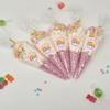 Personalised Stickers |Pre-filled Sweet Cones | Party Favours | Party Bags Gifts | Filled | Unfilled | Sticker | 20 Rainbow Pink Filled Cones - Pink Sweet view 1