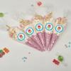 Personalised Stickers |Pre-filled Sweet Cones | Party Favours | Party Bags Gifts | Filled | Unfilled | Sticker | 5 Cake Blue Filled Cones - Pink Sweet view 1
