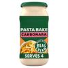 DM Pasta Bake Carbonara Sauce Italian Pasta Sauce Made with Real Cream and No Artifical Colours or Preservatives 450g Glass Jar Serves 4 (Pack of 12) view 2