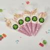 Personalised Stickers |Pre-filled Sweet Cones | Party Favours | Party Bags Gifts | Filled | Unfilled | Sticker | 20 Gaming Green Filled Cones - Pink Sweet view 1