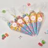 Personalised Stickers |Pre-filled Sweet Cones | Party Favours | Party Bags Gifts | Filled | Unfilled | Sticker | 20 Unicorn Filled Cones - Vegan Sweet view 1