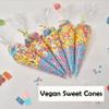 Personalised Stickers |Pre-filled Sweet Cones | Party Favours | Party Bags Gifts | Filled | Unfilled | Sticker | 10 Gaming Green Filled Cones - Vegan Sweet view 4