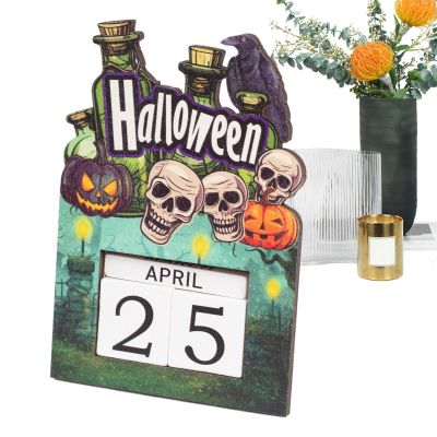 Halloween Countdown Calendar Statue Festival Display Centerpiece