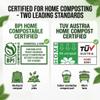 OrangeBio 6-8 Gallon Compostable Trash Bags, 100 Count, BPI Home Certified view 2