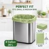 OrangeBio 6-8 Gallon Compostable Trash Bags, 100 Count, BPI Home Certified view 4