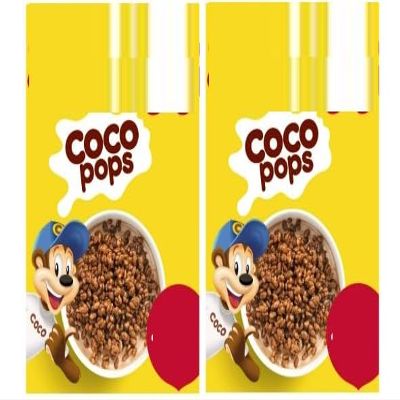 Kelog's Coco Pop Chocolate Breakfast Cereal 420g(2pack)