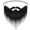 Storage Bag Halloween Fake Beard Funny Fake Mustache Facial Hair Accessories False Mustache Cosplay Supplies Funny Mustaches Costume view 1