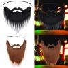 Storage Bag Halloween Fake Beard Funny Fake Mustache Facial Hair Accessories False Mustache Cosplay Supplies Funny Mustaches Costume view 2