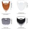 Storage Bag Halloween Fake Beard Funny Fake Mustache Facial Hair Accessories False Mustache Cosplay Supplies Funny Mustaches Costume view 3