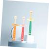 SHERCHPRY 3Pcs Rotatable Toothbrush with Soft Bristles for Ages Washable Manual Oral Cleaner Green for Easy Comprehensive Teeth Cleaning and Healthy Habits Random Color view 3