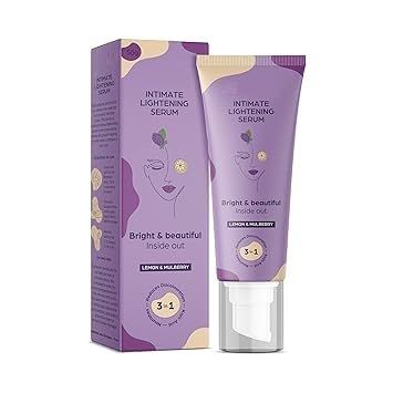 JEVR Intimate Lightening Serum - 50g | for Dark Underarms, Inner Thighs, Knees and Bikini Area | with Kojic Acid, Vitamin C, Natural Lemon and Mulberry Extracts .Intimate Lightening Serum - 50 GMS