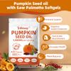 Pumpkin Seed Oil Capsules, 300 Softgels | 4 in 1 Vitamin D3 & Elderberry, 3000mg Cold Pressed & Pure Virgin Oil | Supports Hair, Urinary, Bladder & Prostate Health, Immune | Vegan, Non-GMO view 4