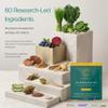 Emerald Nutrition Supergreens Pineapple | Award-Winning Nutrition System | 60 Research-Led Ingredients | Greens, Mushrooms, Adaptogens, Fibre & Live Cultures | Vegan | Made in UK | 360g (30 Servings) view 4