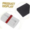 FRCOLOR 4pcs Non Slip Ramp Triangle Doorstep Mat Robot Vacuum Climbing Pad for Indoor Sweeping Robot and Pet Use view 3