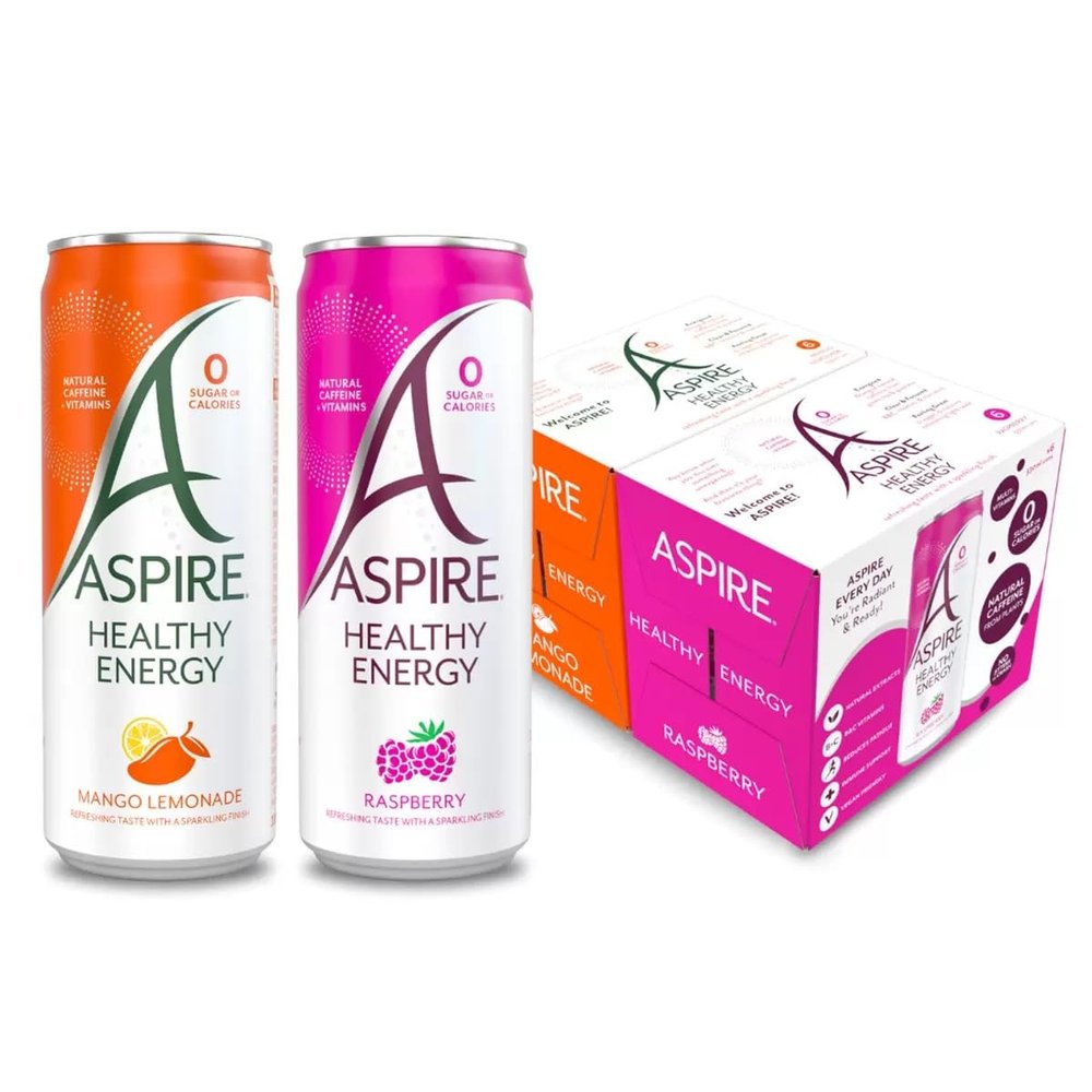 FAKHRI Mango Lemonade & Raspberry Juice Drink, 12 x 330ml Fruity Summer Refreshment, No Artificial Colours, Vegan Friendly