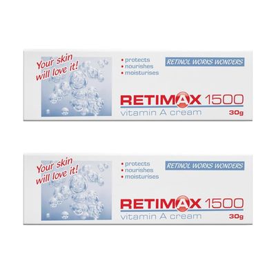 Retimax 1500 Vitamin A, Retinol, Protective Ointment, Anti-Ageing Anti-Wrinkles Cream for Sensitive & Dehydrated Skin - 30g (2)