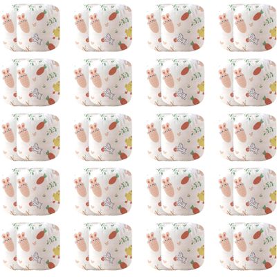 Dorccsi 20 Pair Oversleeves for Baby, Disposable Waterproof Oilproof Kids Arm Sleeves, Breathable Cartoon Pattern Arm Sleeves with Elastic, Baby Essentials Stuff Kids