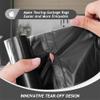 Teivio Mini Trash Bags, 3L, 120 Pieces, Small Strong Trash Bags, Suitable for 3-5L Trash Bins, Waste Basket Liners for Home, Office, Kitchen (Black) view 3