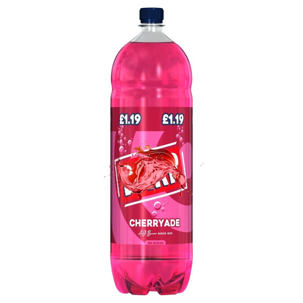 Variety Soft Drinks Full Box Pack PMP Assorted Fizzy Flavours - Br (Full Box (6 x Bottles), Cherryade Soft Drink 2l)