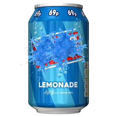 Variety Soft Drinks Full Box Pack PMP Assorted Fizzy Flavours - Br (Full Box (24 x Cans), Lemonade 330ml)