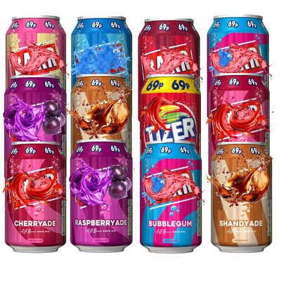 Random Mixed Soft Drink Cans 330ml Random Mixed Fizzy Flavours PMP Variety Pack - Br (30 x Random Mixed Cans)