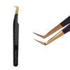 ANNAFRIS Lash Tweezers Precision Stainless Steel Tweezers for Eyelash Extensions(A05) view 1