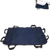 10868cm Multipurpose Transfer Pad With Handles Reusable Sheet Transfer Blanket For Elderly And Bedridden Patients Protector Liner, Blue view 1