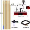 11.3m Water-Fed Window Cleaning Brush Kit - 55cm Pole with Soap Dispenser & 20m Hose, Aluminium Cleaner for Solar Panels & High Windows, Effortless Cleaning Solution view 4