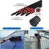 12M Solar Panel Cleaning Brush with Water Inlet Rod - Telescopic Window & Roof Cleaner Expandable Backpack Cleaner for Efficient Photovoltaic Panel Maintenance 39FT Reach view 4