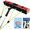 10m Telescopic Water Fed Window Cleaning Pole with 50cm Brush Head Perfect for Solar Panel & Photovoltaic Cleaning Hose Connection for Effortless Efficient Cleaning view 1