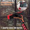 10.8m Telescopic Window Cleaning Kit | Water Fed Brush & 20m Hose | Long Pole Roof Cleaning Tools for Efficient Outdoor Window Washing view 4