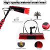 Telescopic Water Fed Window Cleaning Pole Kit - 3.6-12m Extendable Brush with Hose Spray Perfect for Solar Panel & Outdoor Glass Cleaning & Lightweight Design view 3