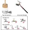 16FT Telescopic Window Cleaning Pole with Water-Fed Brush - Extendable Cleaner for Solar Panels Truck & High Reach Areas 5M/10.8M Options Ideal for Professional Cleaning view 3