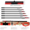 Telescopic Window Cleaning Kit - 12-39 FT Extendable Pole & 55cm Water Fed Brush Ideal for High Reach Cleaning at Home & Professional Use Efficient Window Washing Tools view 4