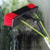 Telescopic Window Cleaning Pole with Water Fed Brush - 35CM/55CM Head for Solar Panel & Photovoltaic Cleaning Perfect for Home and Professional Use view 1