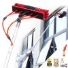 Adjustable Solar Panel Cleaning Brush Tool 35CM Telescopic Water Fed Brush for Efficient Cleaning of Solar Panels, Windows, and Walls Ideal for Easy Reach and Dirt Removal view 2