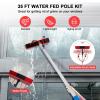 Adjustable Solar Panel Cleaning Brush Tool 35CM Telescopic Water Fed Brush for Efficient Cleaning of Solar Panels, Windows, and Walls Ideal for Easy Reach and Dirt Removal view 3