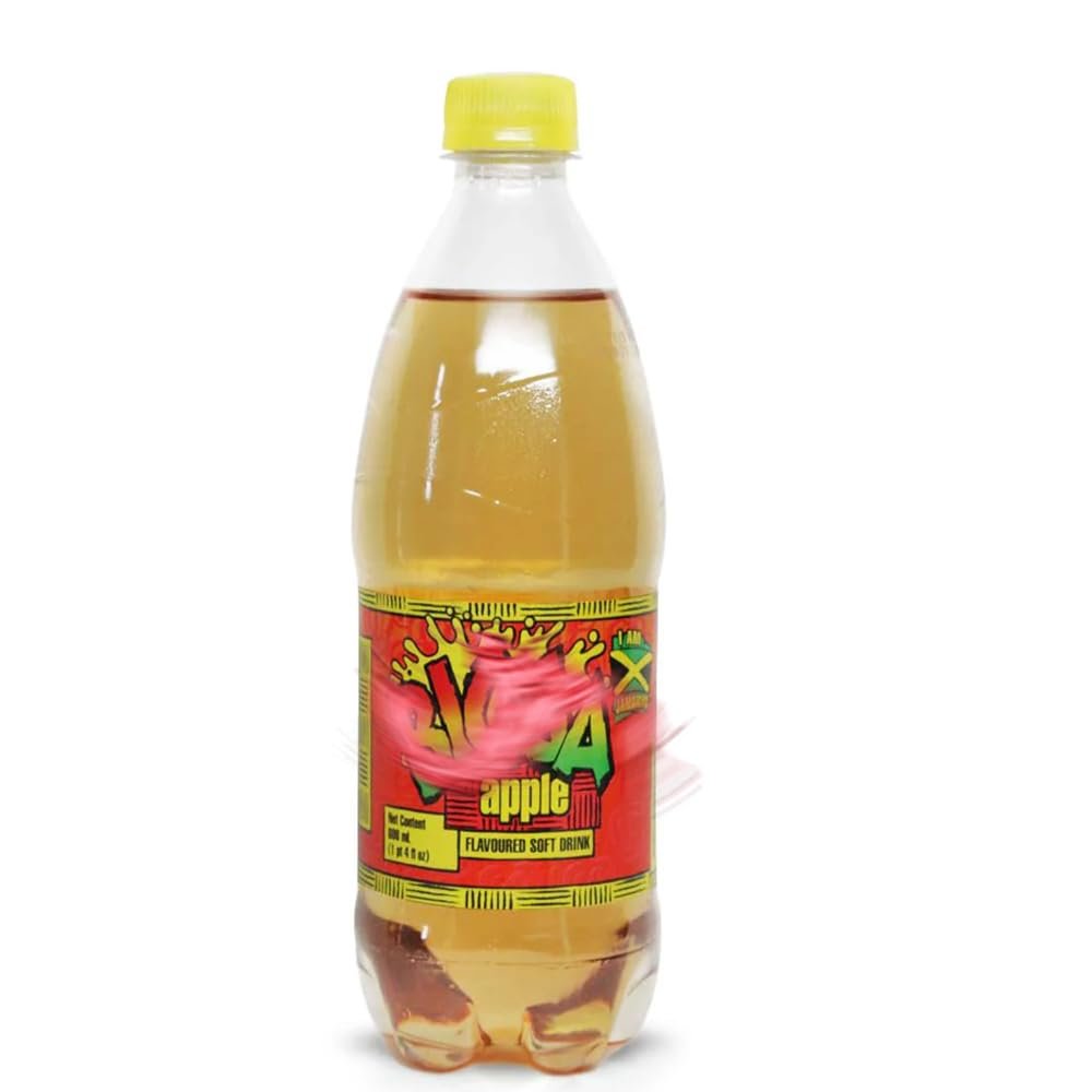 Variety Flavour Soft Drink 600ml Assorted Fruit Flavoured Fizzy Drink - Bga (12 x Bottles, Apple Flavour Soft Drink)
