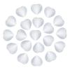 PATIKIL 20Pcs Natural Heart Shaped Crystal Stone, 0.6 Inch 5/16" Thick Mini Polished Love Gemstone Crystal, Pocket Rock Engraved Worry Stones for Women Gift Meditation, White Cats Eye view 1