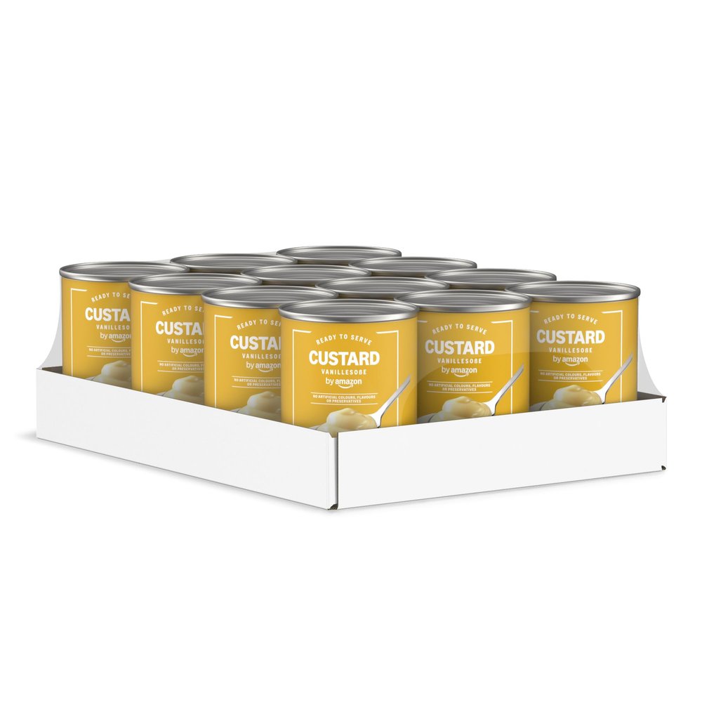 by Amazon Custard, 12 x 400g