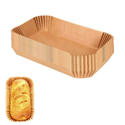 100 pack loaf pan liners for baking bread 9x5, Non-Stick Siliconized Greaseproof Paper, Baking Liner for Baking Bread, Cakes, Banana Bread, Parchment Paper