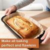 100 pack loaf pan liners for baking bread 9x5, Non-Stick Siliconized Greaseproof Paper, Baking Liner for Baking Bread, Cakes, Banana Bread, Parchment Paper view 2