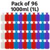 Bulk Pack of 96 Hot Water Bottles 1000ml (1L) Ribbed Rubber Classic Design with Leak-Resistant Cap Ideal for Pain Relief, Winter Warmth, Hospitals, Care Homes, Charities, Retail Use view 2