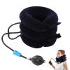 1Pcs Neck Stretcher Thickened Inner Lining Inflatable for Home Use Cervical Traction Device Three-Dimensional Support Can Relieve Pressure and Alleviate Pain Adjustable Washable (Blue) view 1